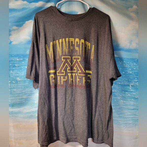 THE GAME MENS U OF M UNIVERSAL OF MINNESOTA GOPHERS TSHIRT‎ HEATHER GRAY SIZE 3X - Picture 1 of 3